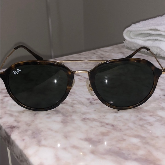 Ray bans , tortoise, lenses- green classic - Picture 3 of 4